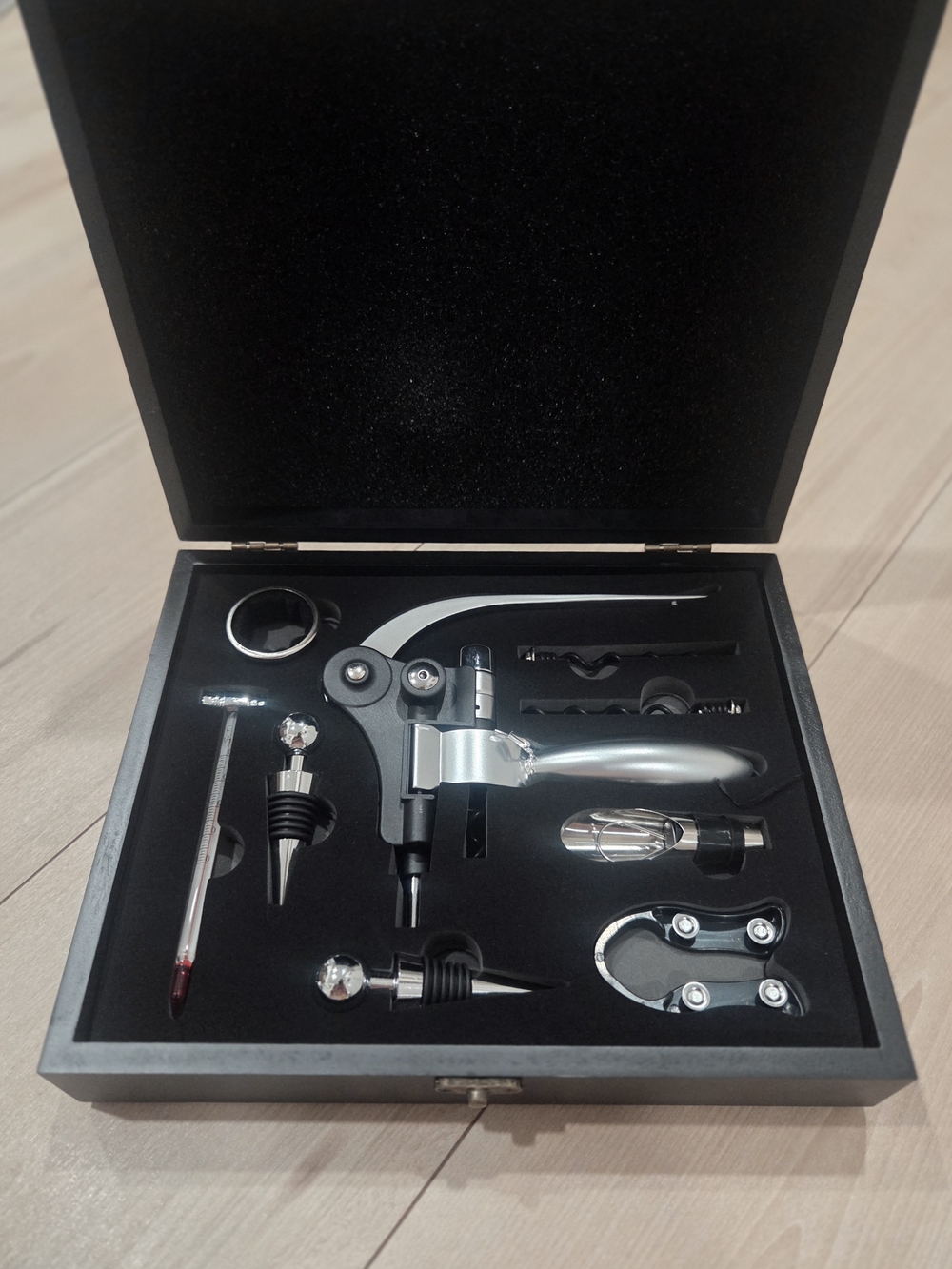 Hotel Collection Silver Wine Accessory Set - 9 Piece